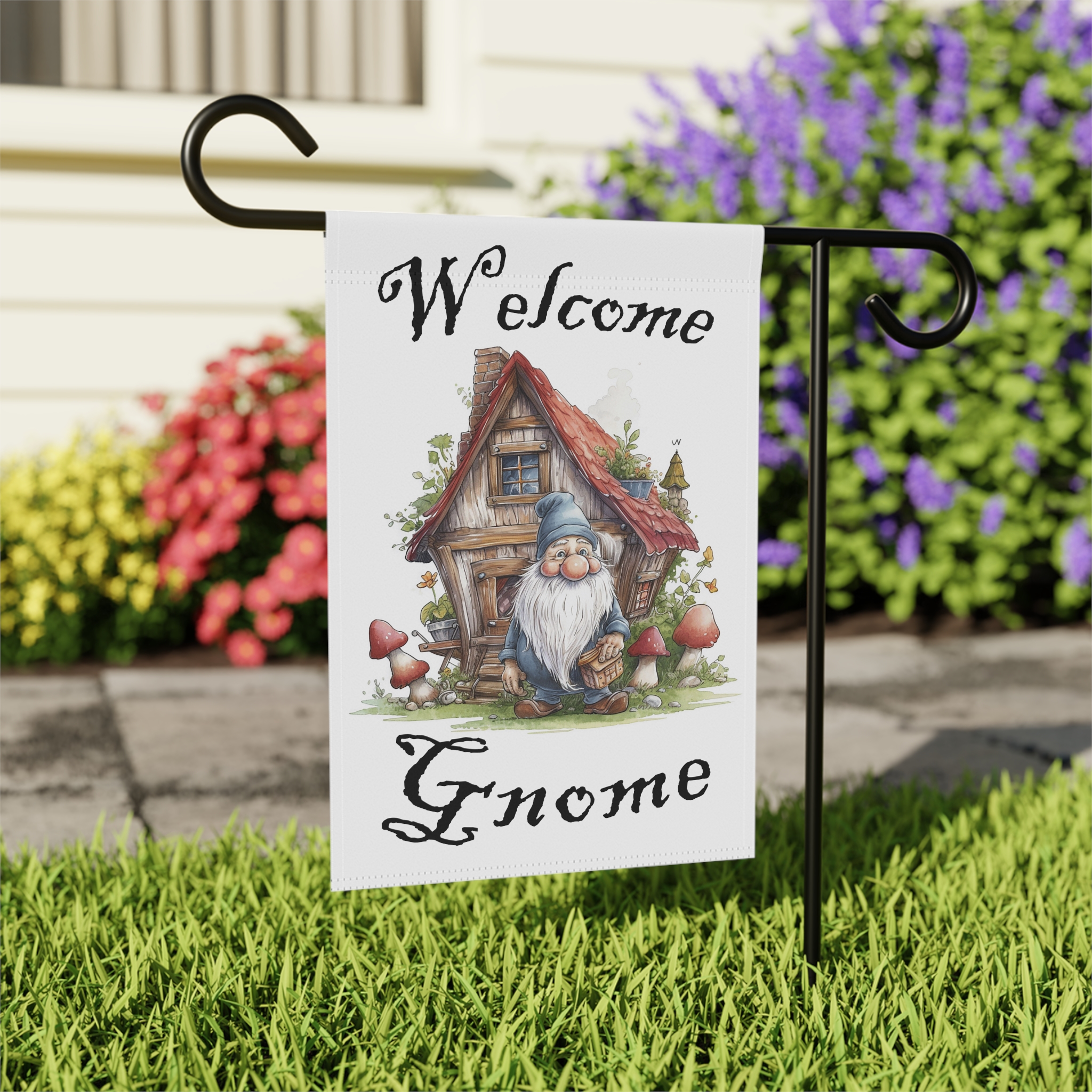 Welcome Gnome Garden & House Banner - Image 2