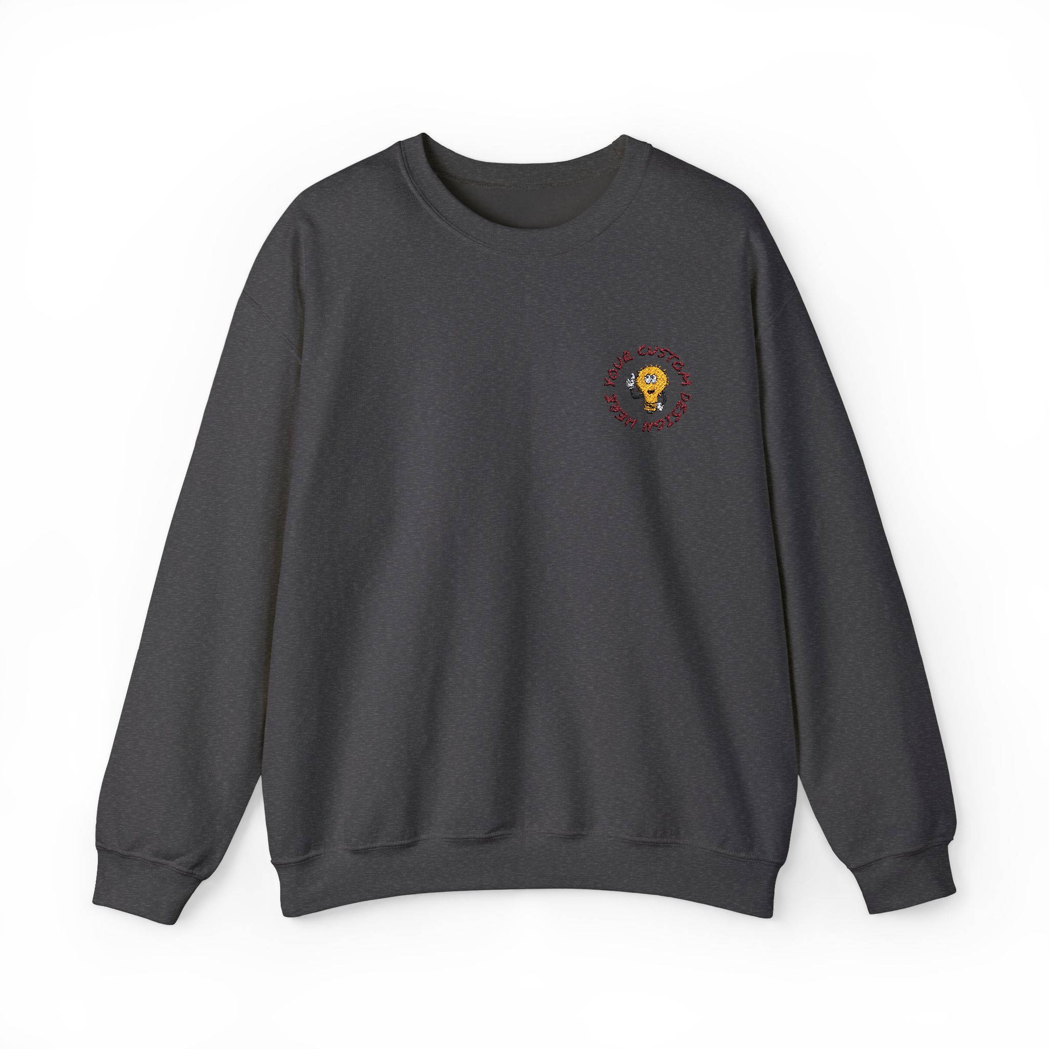 Custom Embroidery, Unisex Heavy Blend™ Crewneck Sweatshirt - Image 6