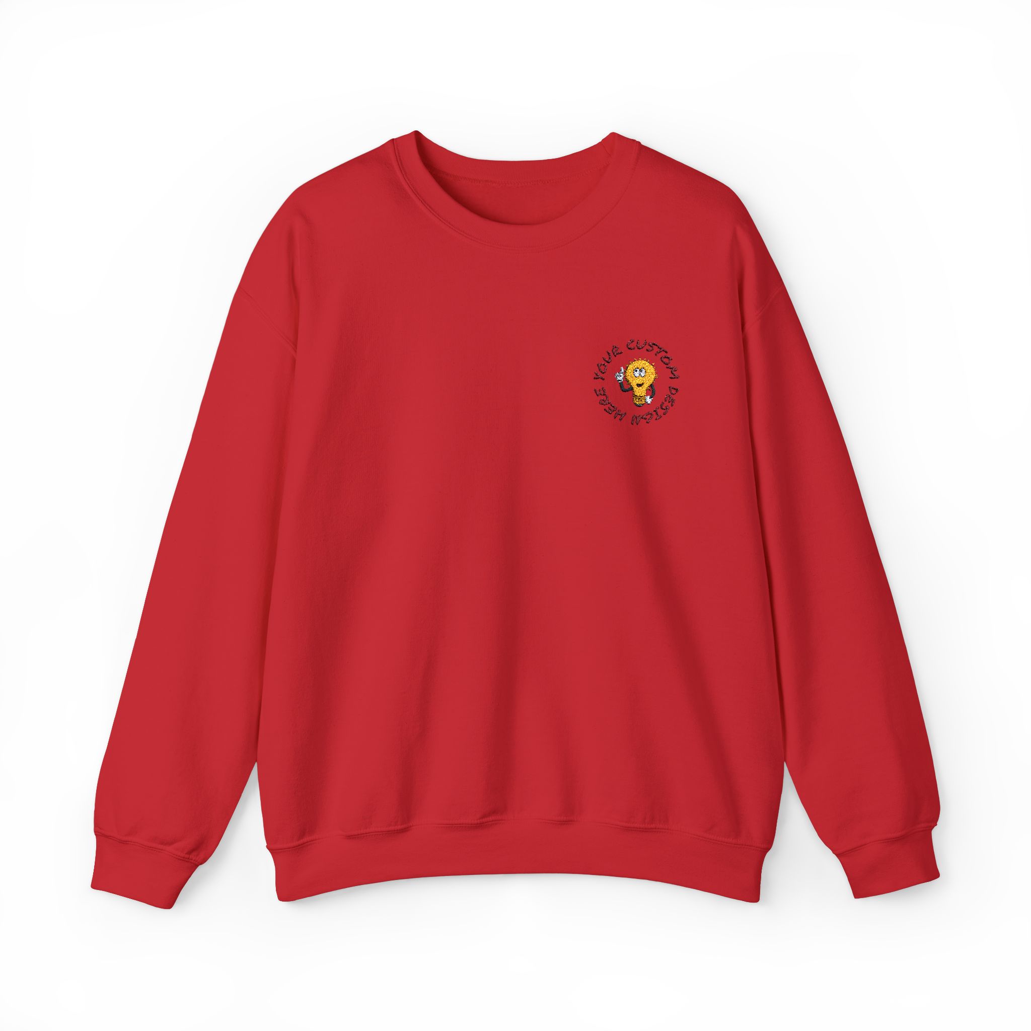 Custom Embroidery, Unisex Heavy Blend™ Crewneck Sweatshirt - Image 8