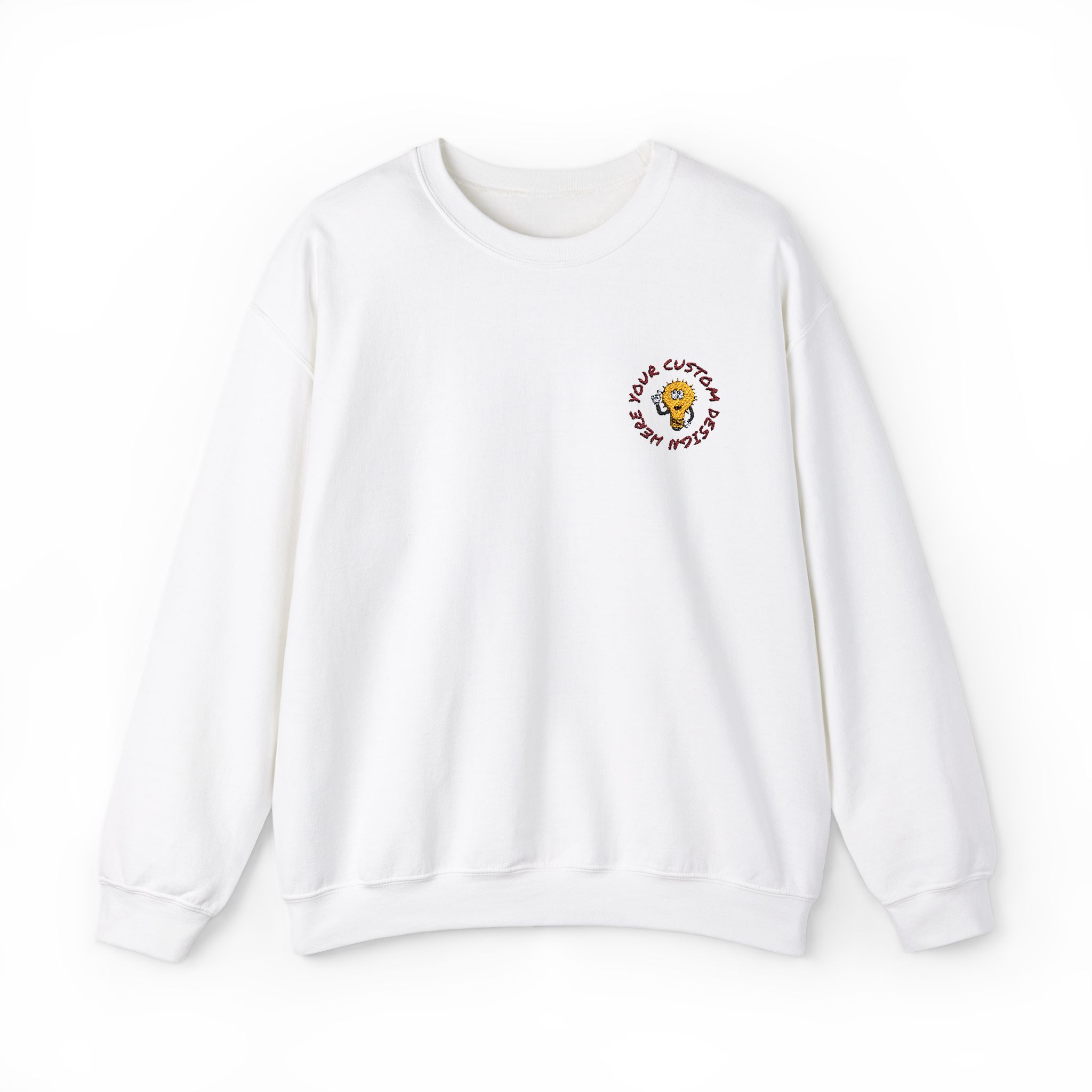 Custom Embroidered alt color 2,Unisex Heavy Blend™ Crewneck Sweatshirt - Image 5