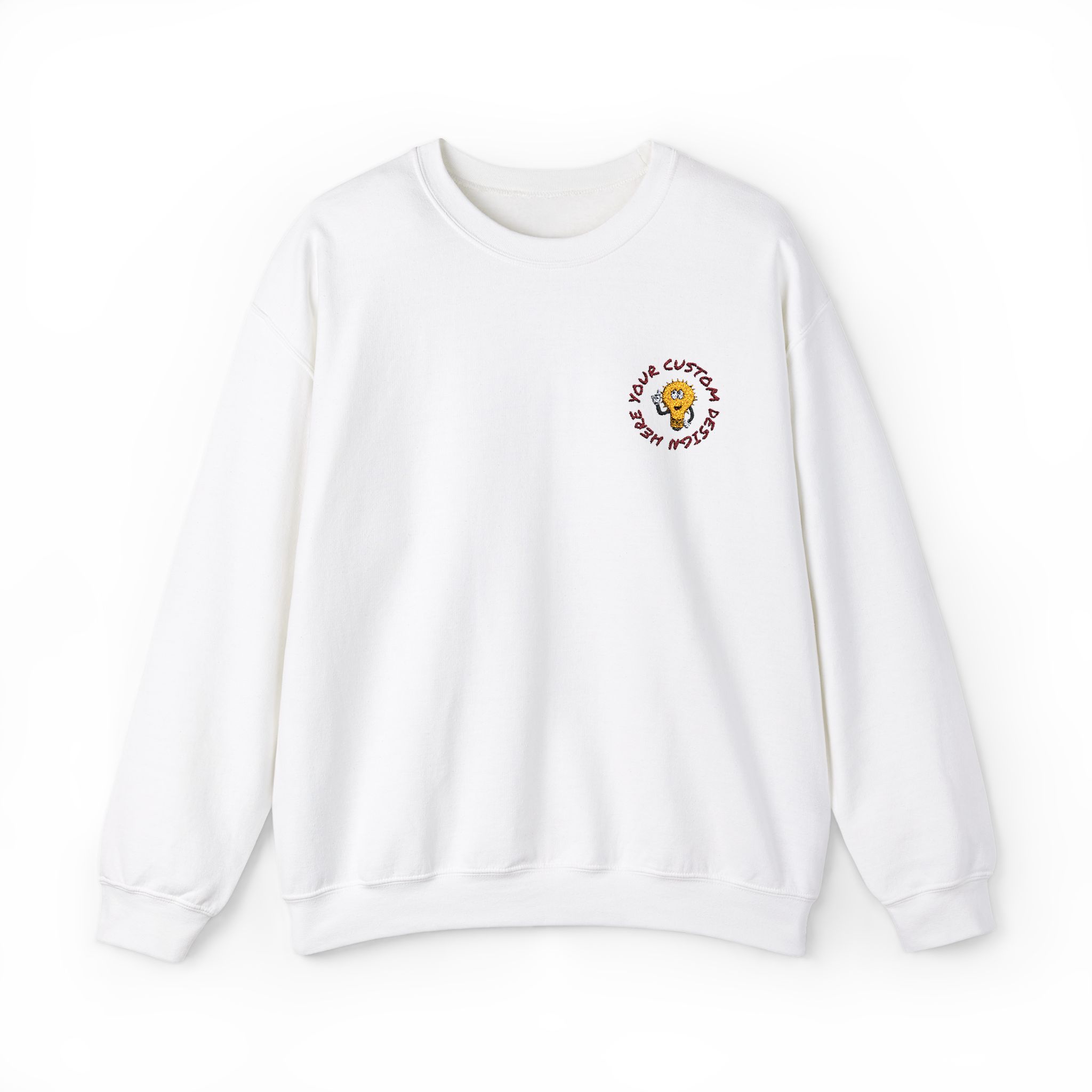 Custom Embroidery, Unisex Heavy Blend™ Crewneck Sweatshirt - Image 9