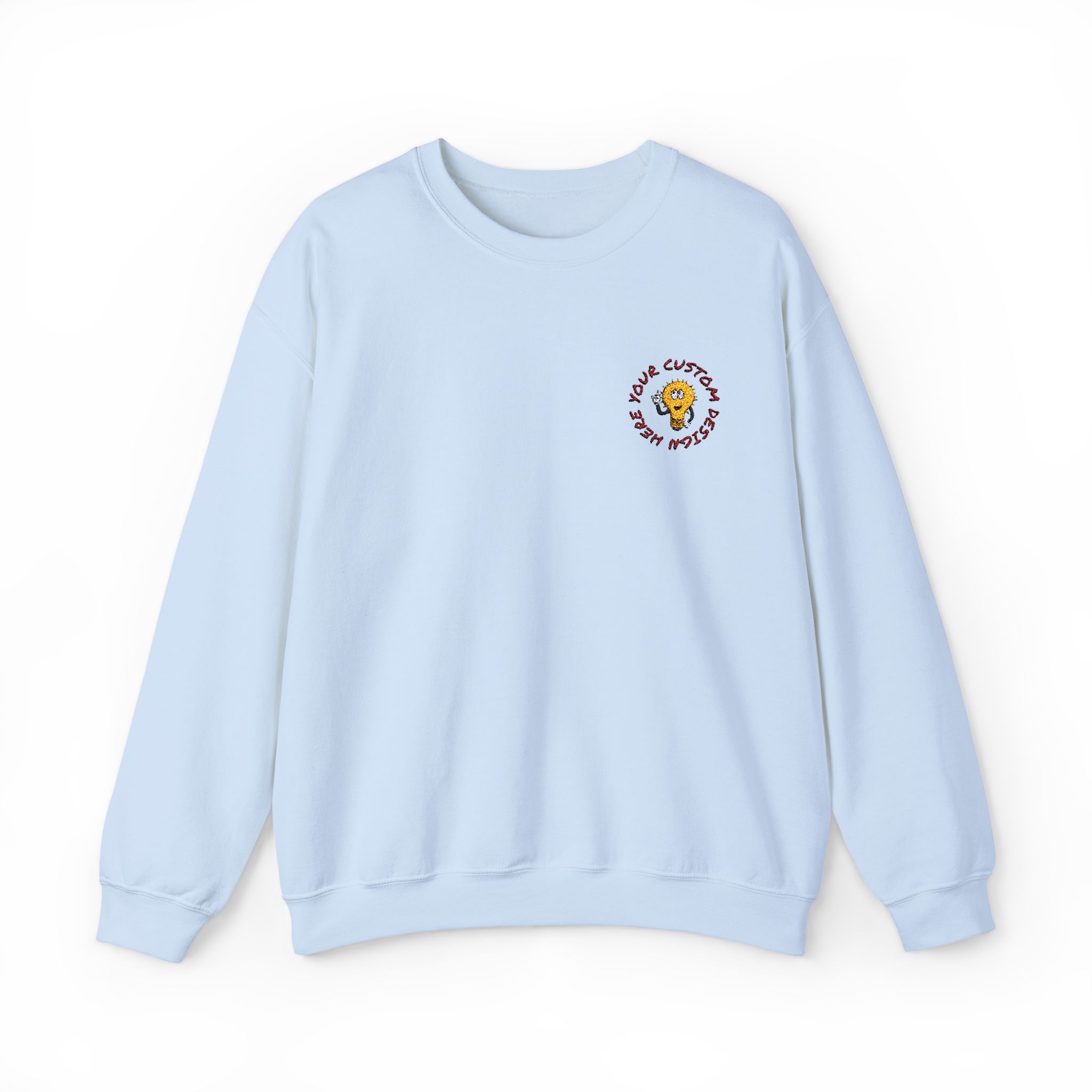 Custom Embroidered alt color 1,Unisex Heavy Blend™ Crewneck Sweatshirt - Image 4