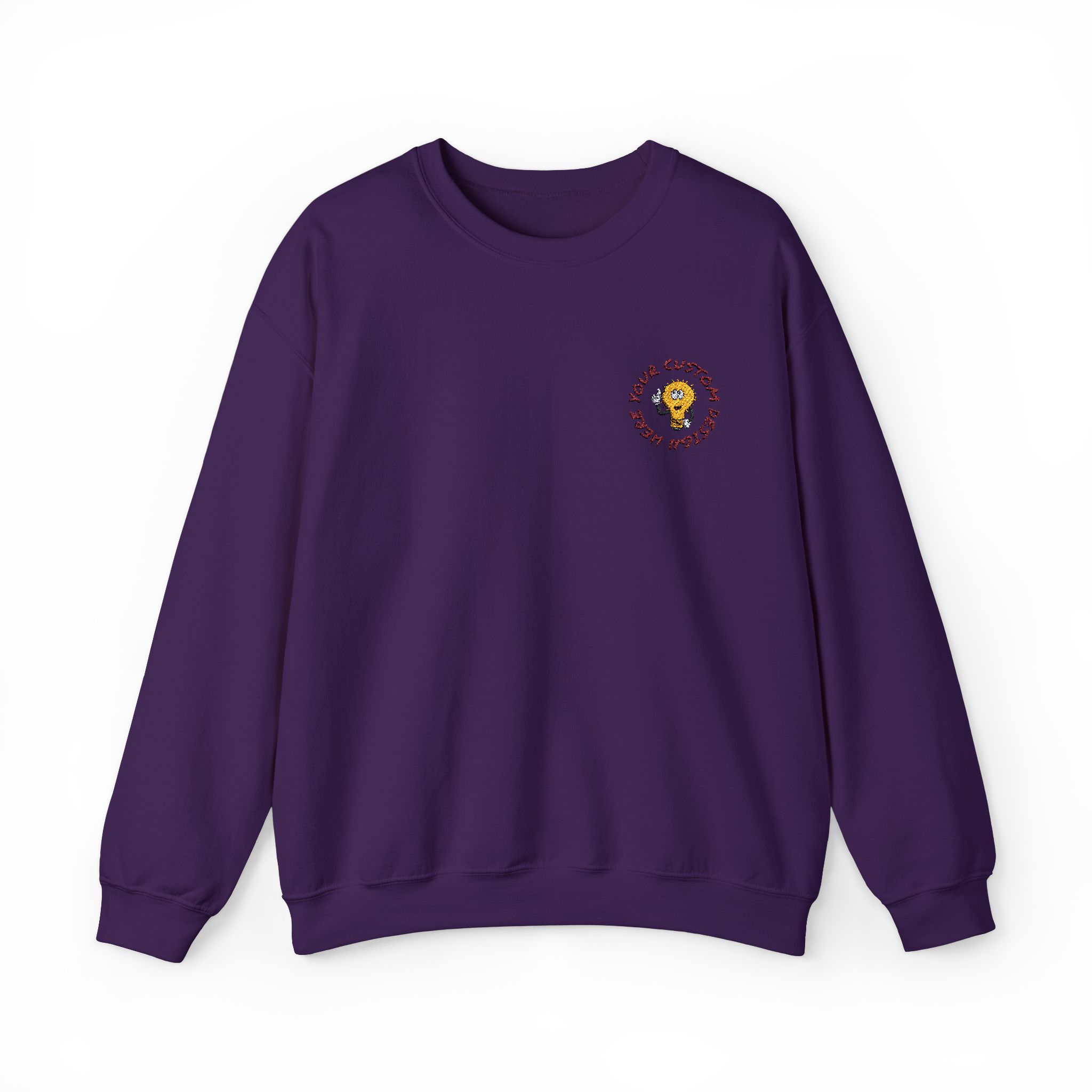 Custom Embroidered alt color 2,Unisex Heavy Blend™ Crewneck Sweatshirt - Image 3