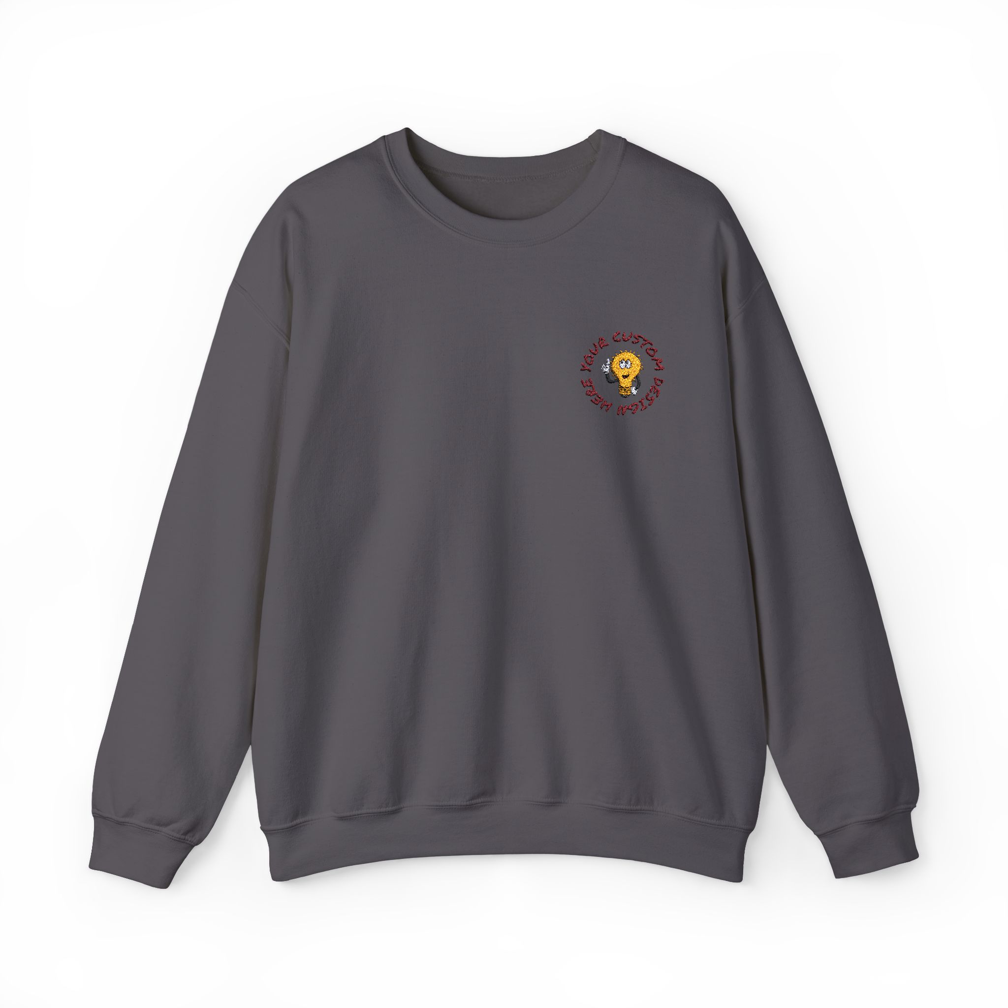Custom Embroidery, Unisex Heavy Blend™ Crewneck Sweatshirt - Image 4