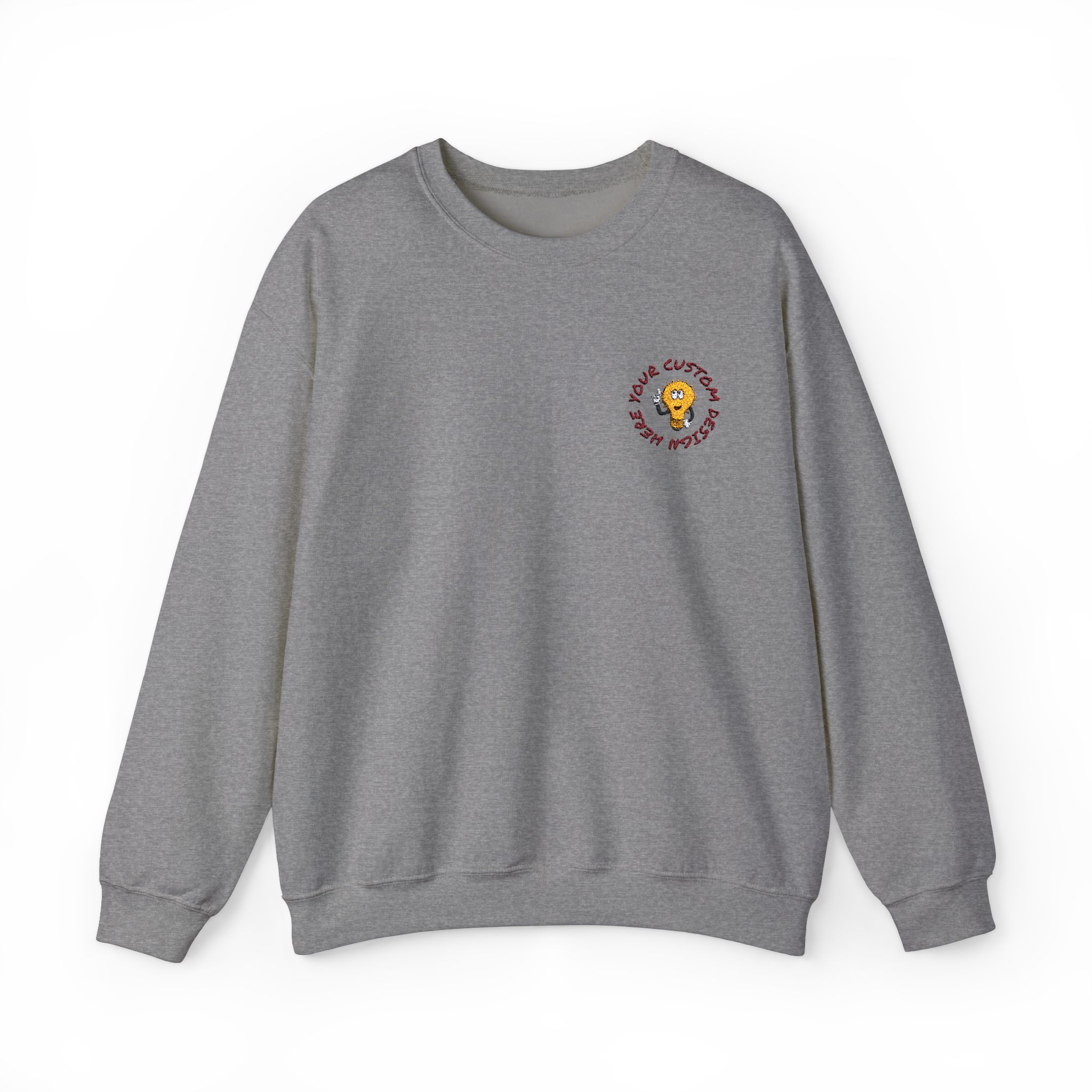 Custom Embroidery, Unisex Heavy Blend™ Crewneck Sweatshirt - Image 13
