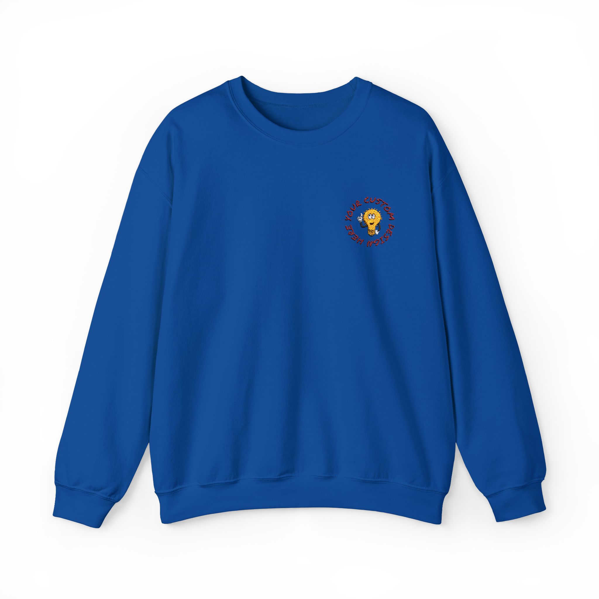 Custom Embroidered alt color 1,Unisex Heavy Blend™ Crewneck Sweatshirt